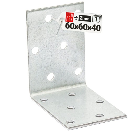 Montážní úhelník 60x60x40x2 KM7 1ks.