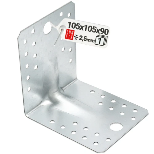 Úhelník s prolisem KP2 105x105x90x2,5 1 ks.