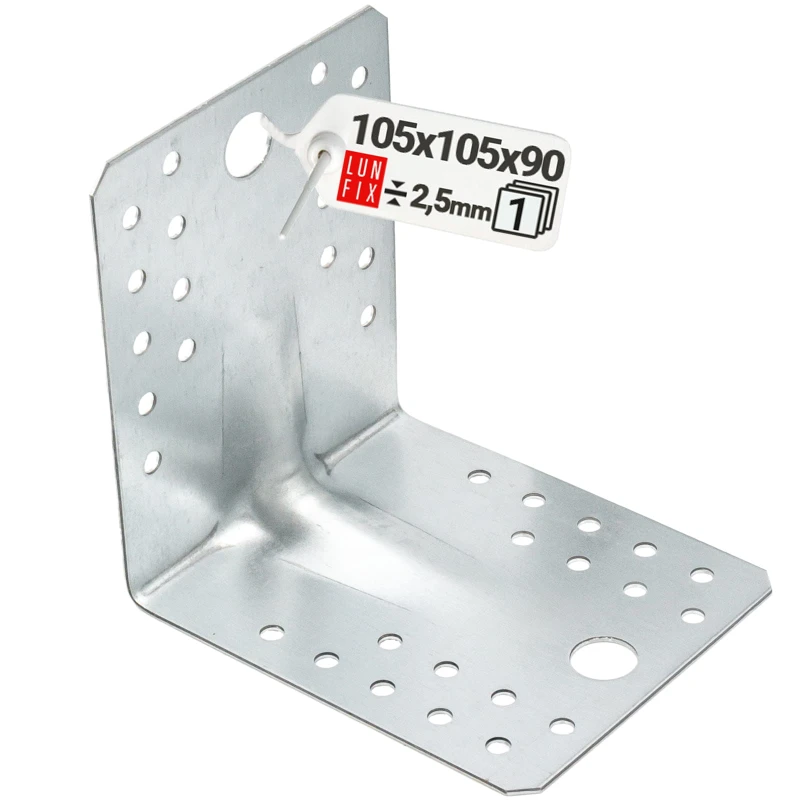 Úhelník s prolisem KP2 105x105x90x2,5 1 ks.