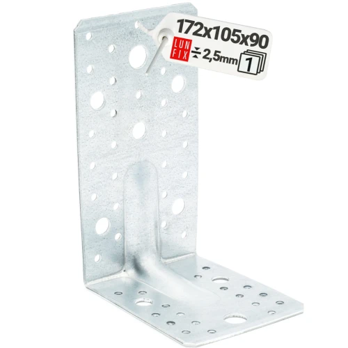 Úhelník s prolisem KP6 172x105x90x2,5 1ks.