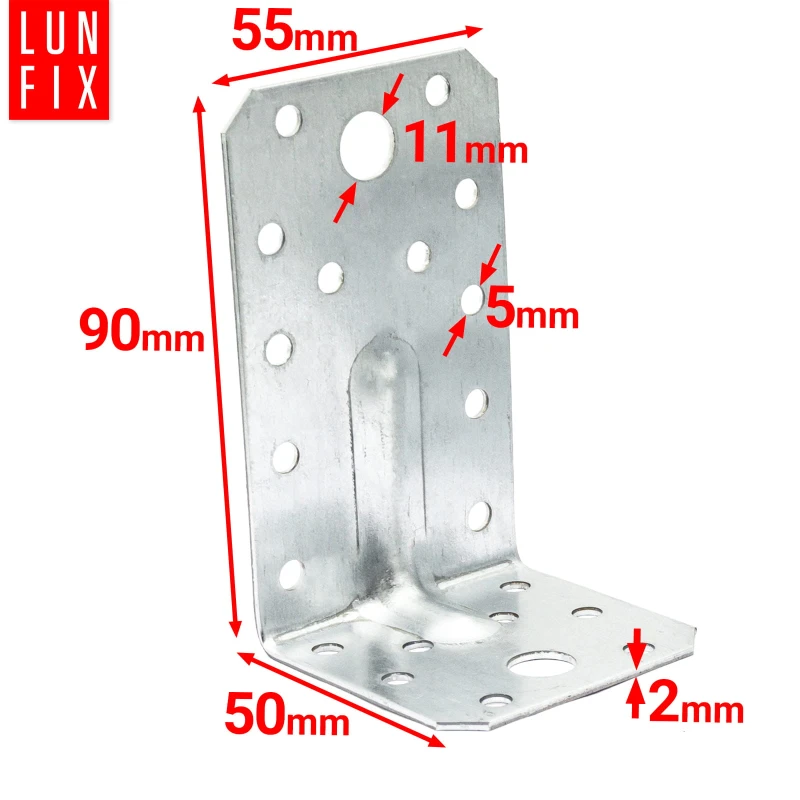 Úhelník s prolisem KPL3 50x90x55x2,0 1 ks.
