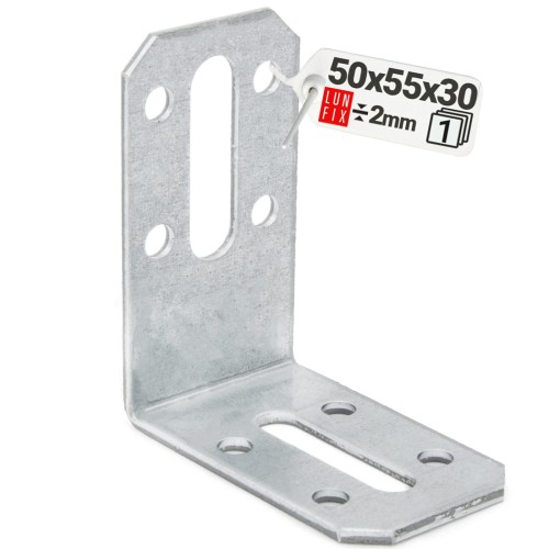 Oboustranný nastavitelný úhelník KRD1 50x55x30x2 1ks.