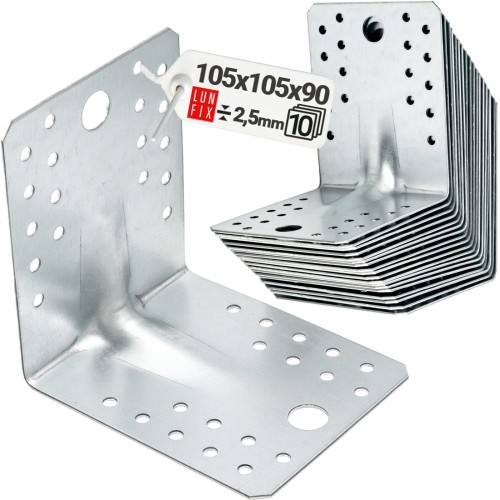 Úhelník s prolisem KP2 105x105x90x2,5 10 ks.