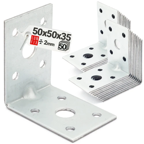 Úhelník s prolisem KPL12 50x50x35x2,0 50ks.