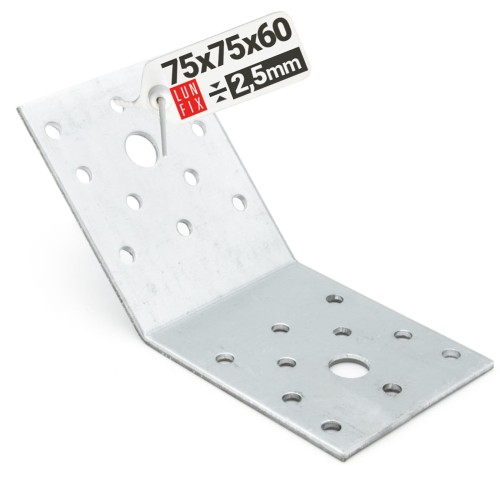 Úhelník pro montáž trámové vzpěry KLR2 75x75x60x2,5