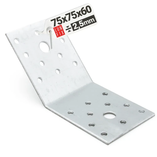 Úhelník pro montáž trámové vzpěry KLR2 75x75x60x2,5