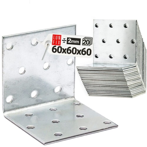 Montážní úhelník 60x60x60x2 20ks.