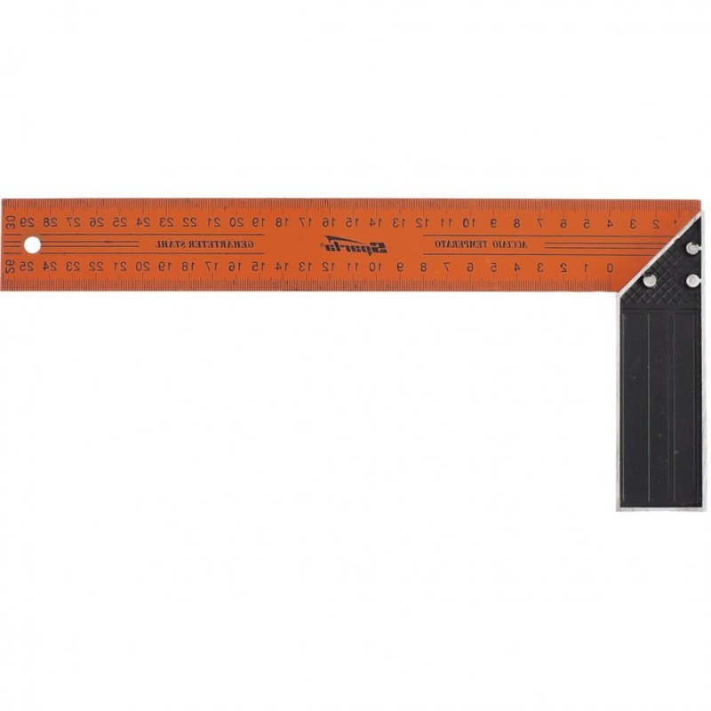 Kątownik stolarski 300 mm budowlany metalowy z podziałką