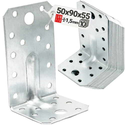 Úhelník s prolisem 90x50x55x1,5 KPS3 (10 ks)
