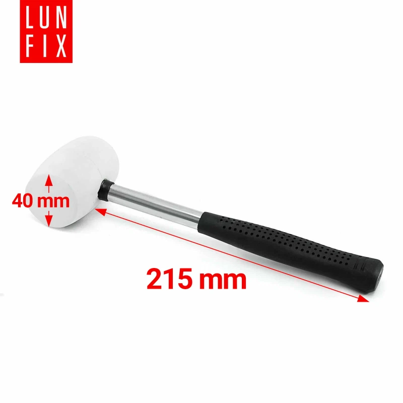 Gumové kladívko na dlažbu 50mm 225g neznačící