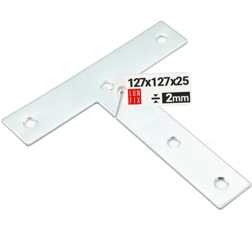 Plochá spojka typu "T" 127x127x25x2,0 mm KT127 1 ks