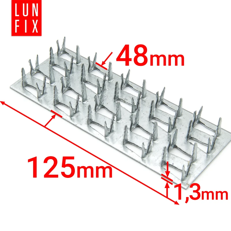 Styčníková deska 48x125 protištěpná spona PK1 10ks