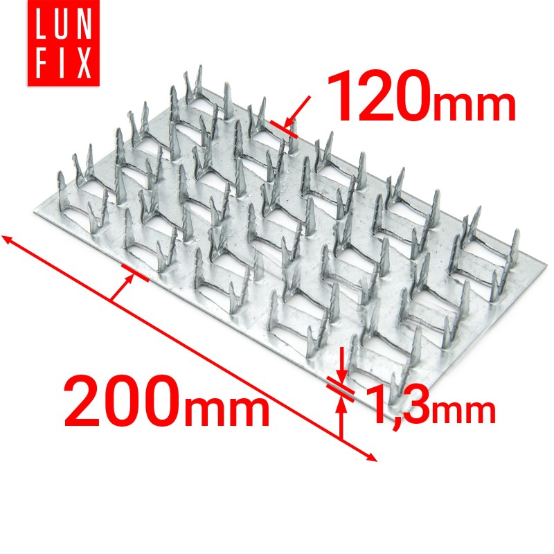 Płytka kolczasta 120x200 płyta PK3 (10szt.)