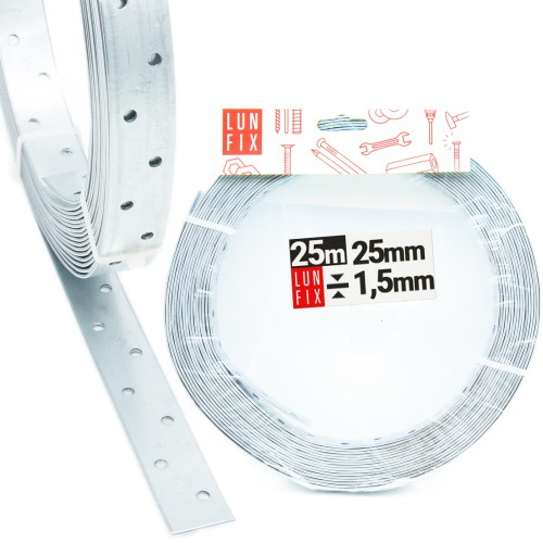 Zavětrovací pás 25x1,5 TM25 upevňovací páska role 25m