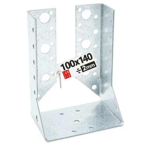 Závěs trámu 100x140x2 mm dělená botka