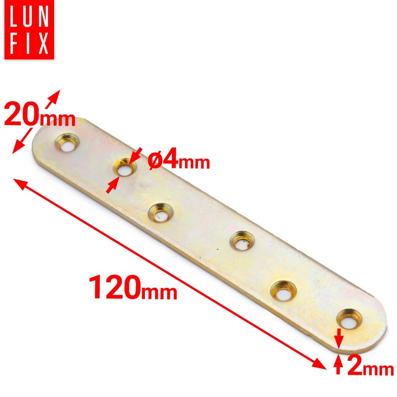 Łącznik meblowy 120x20x2 LR5 1szt.