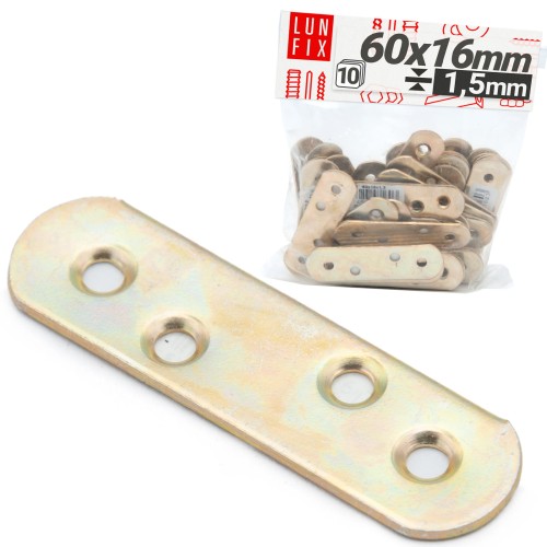 Nábytková spojka 60x16x1,5 LR2 10ks.