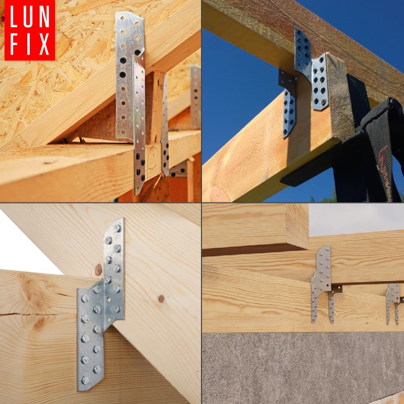 Łącznik krokwiowy LK1 ciesielski 170x32,5 mm LEWY 50szt.