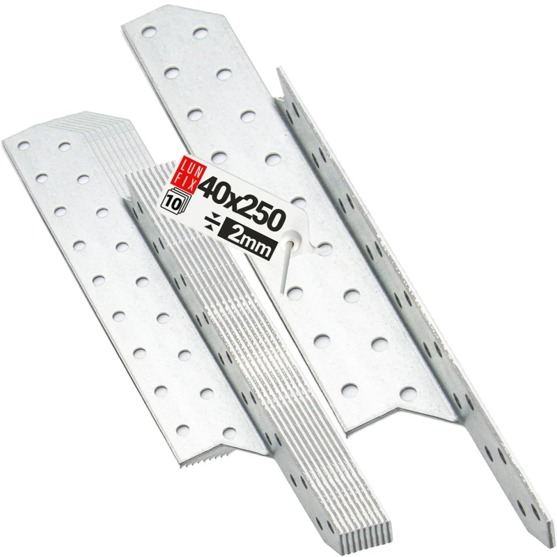 Łącznik krokwiowy LK6 ciesielski 250x40 mm PRAWY 10szt.