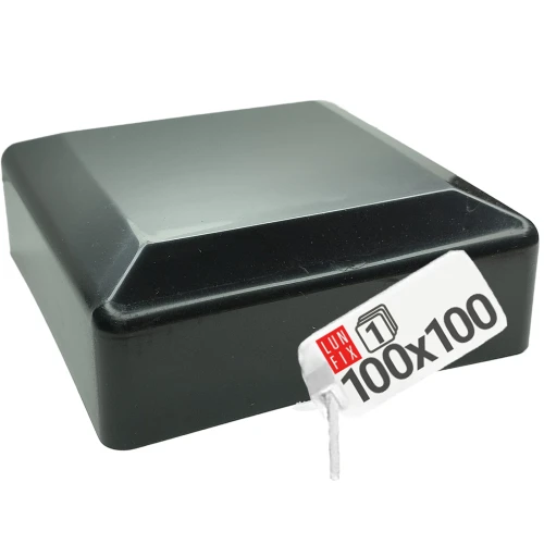 Čepička PVC na sloupek 100x100 mm černá 1ks.