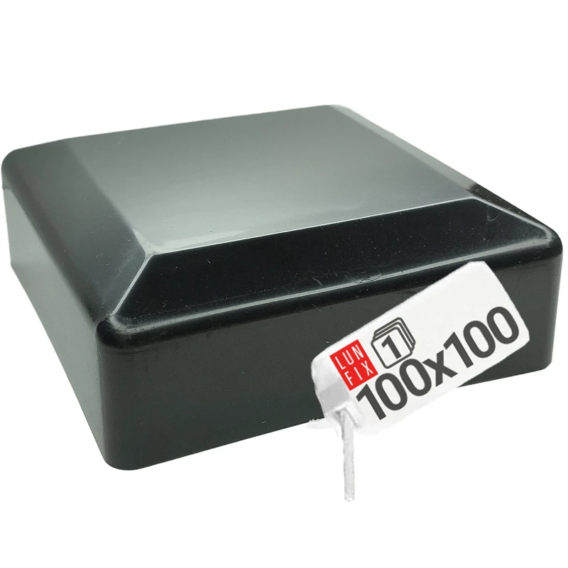 Čepička PVC na sloupek 100x100 mm černá 1ks.