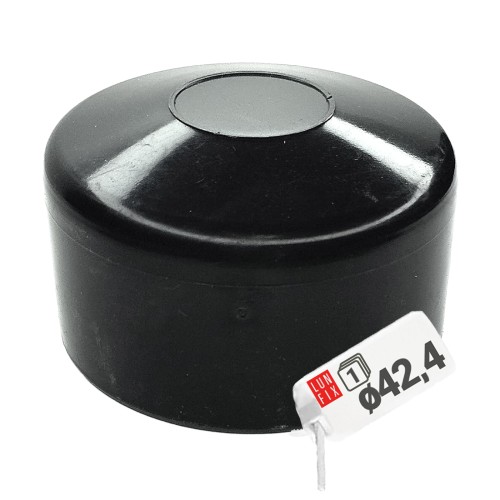 Čepička PVC na sloupek fi42 mm černá 1ks.