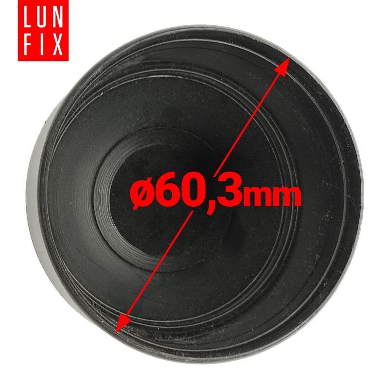 Nasadka na słupek okrągły fi60mm 1szt.