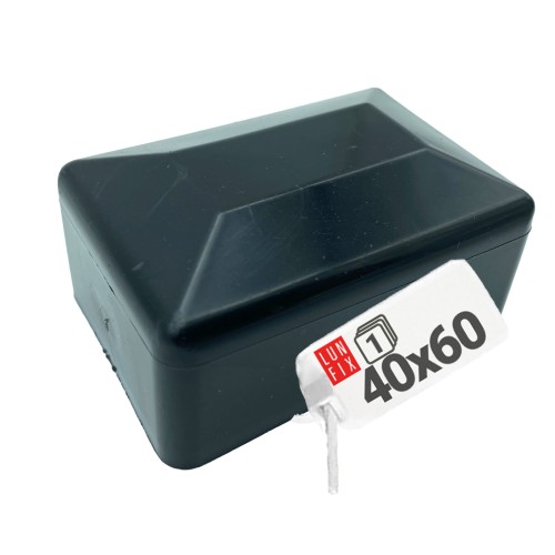 Čepička PVC na sloupek 40x60 mm černá 1ks.