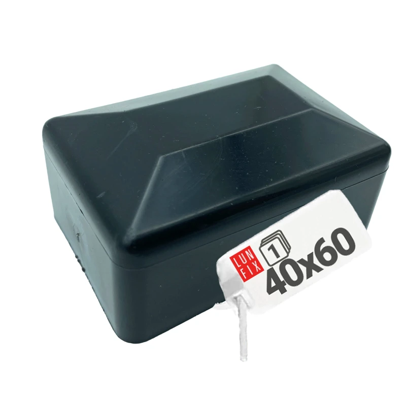 Čepička PVC na sloupek 40x60 mm černá 1ks.