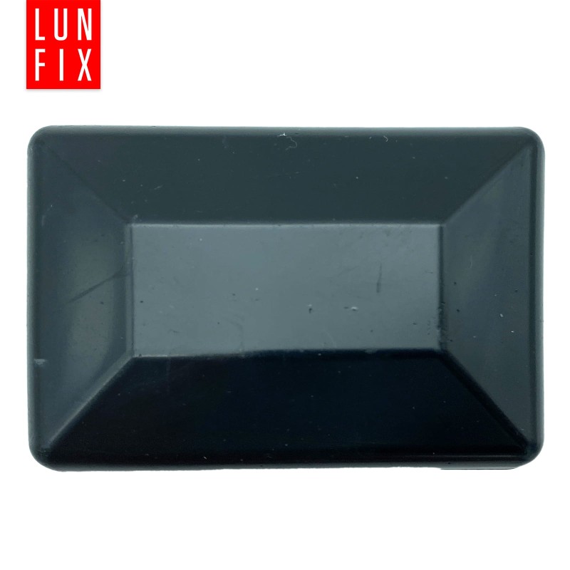 Nasadka na słupek 40x60 mm czarna daszek 100szt.