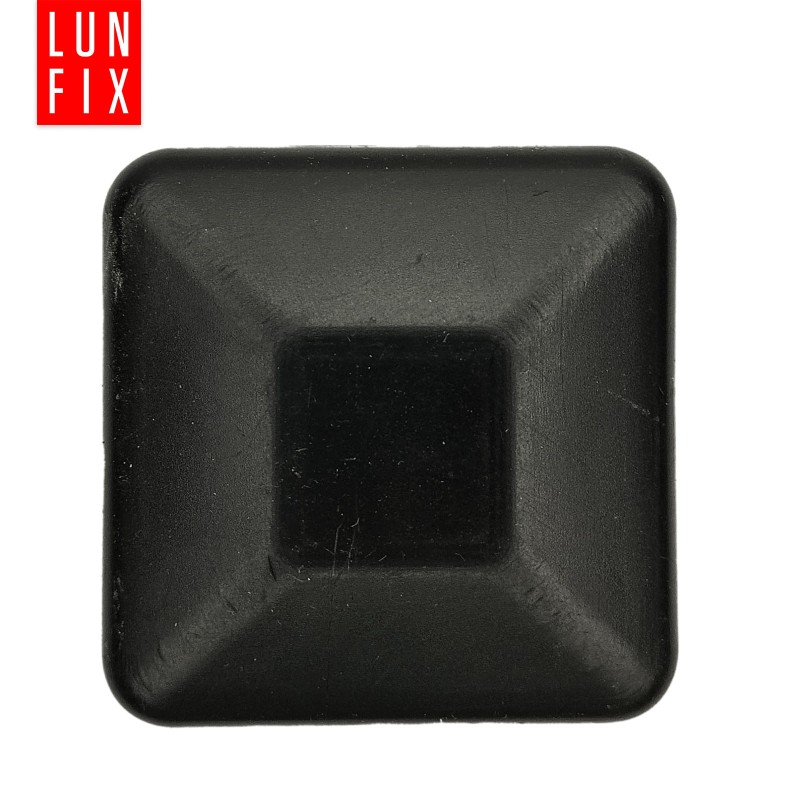Nasadka na słupek 40x40 mm czarna daszek 10szt.