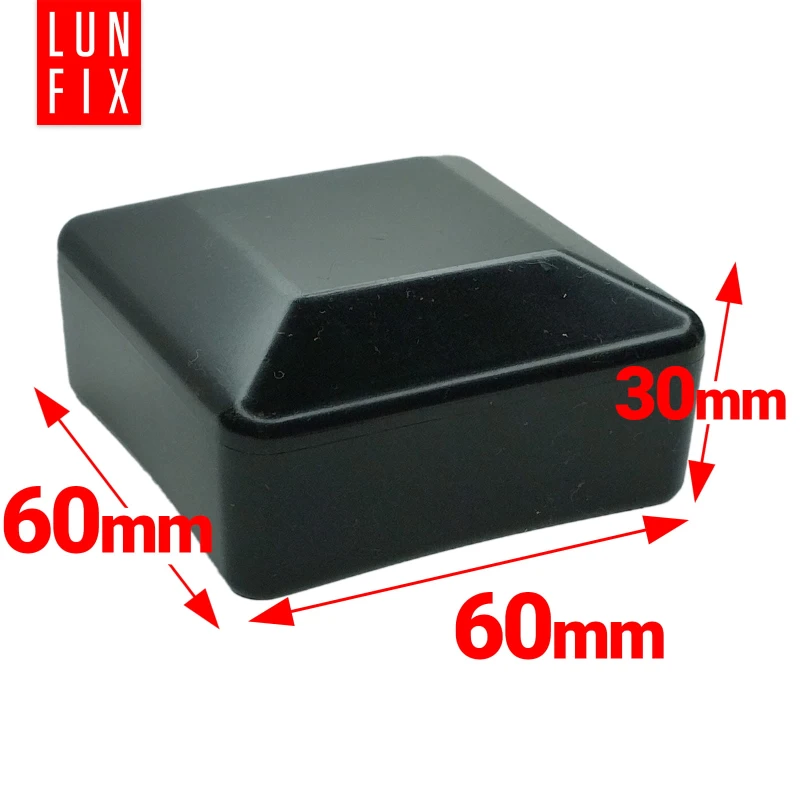 Čepička PVC na sloupek 60x60 mm černá 1ks.
