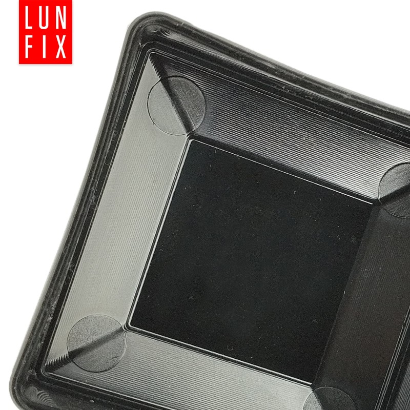 Nasadka na słupek 60x60 mm czarna daszek 1szt.
