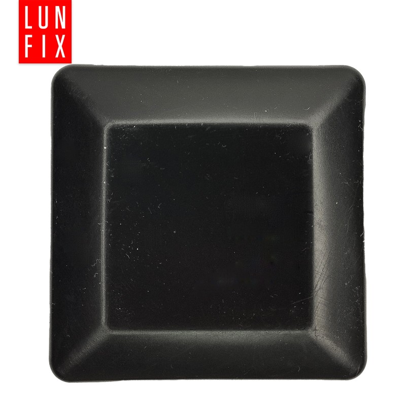 Nasadka na słupek 80x80 mm czarna daszek 1szt.