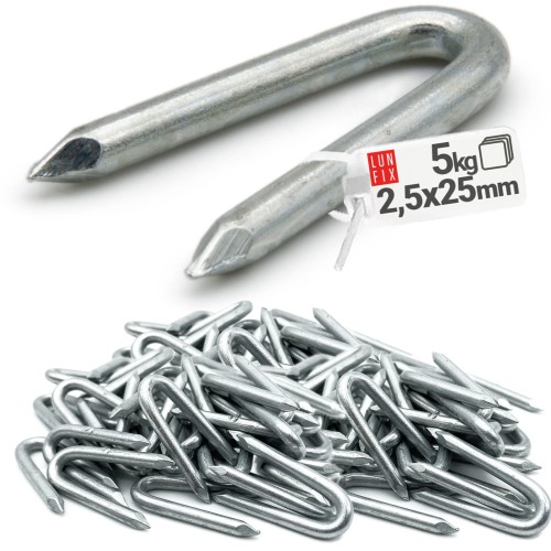 Skoby pozinkované 2,5x25mm 5kg