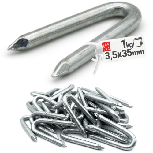 Svorky telegrafické 3,5x35mm 1kg
