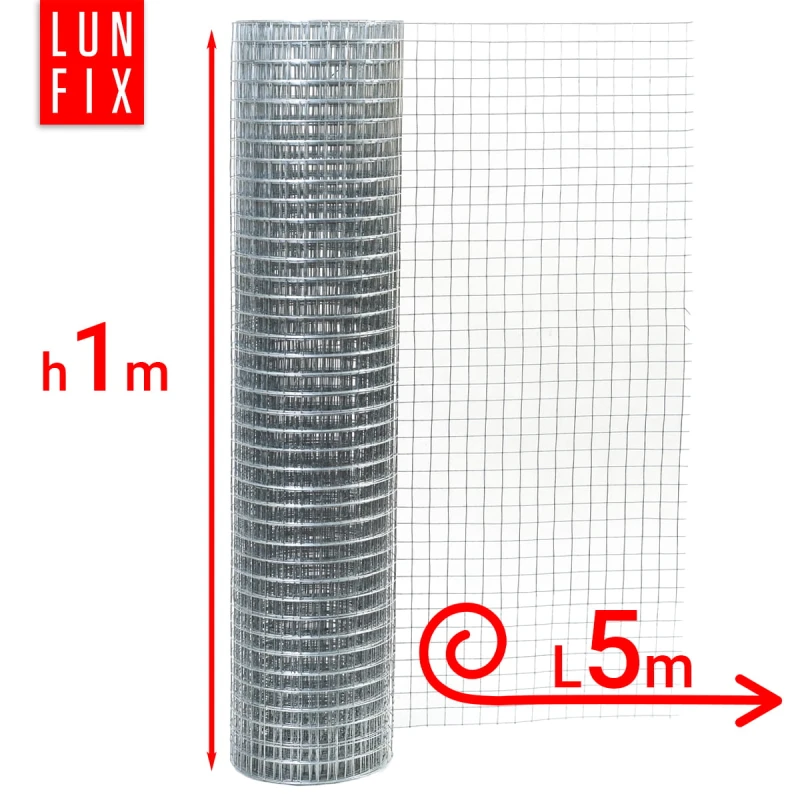 Svařované pletivo proti hlodavcům 100cm 13x13 fi 0,8mm pozinkované 5 m