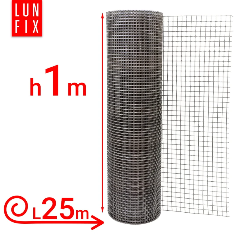 Svařované pletivo proti hlodavcům 100cm 13x13 fi 1,4mm pozinkované 25m