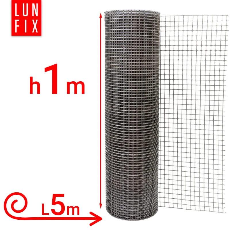 Svařované pletivo proti hlodavcům 100cm 13x13 fi1,4mm pozinkované 5m