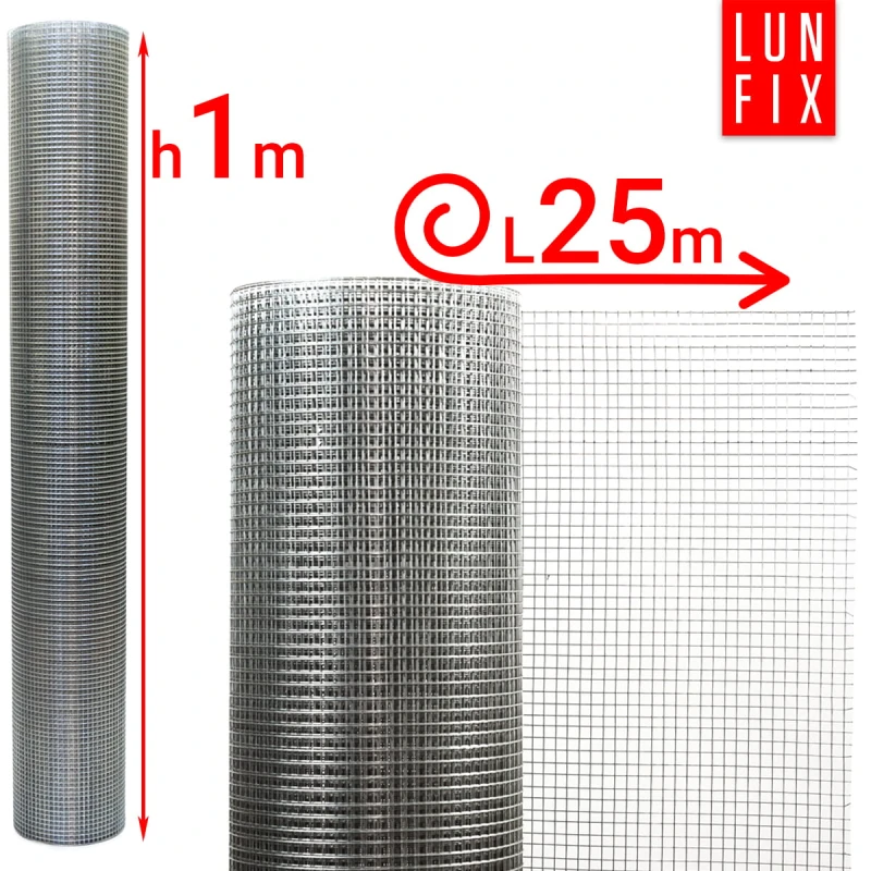 Svařované pletivo proti hlodavcům 100cm 6x6 fi 0,65mm pozinkované 25m