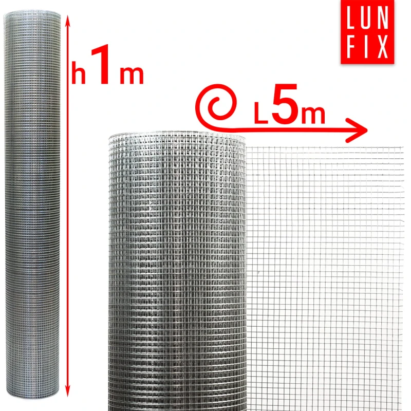 Svařované pletivo proti hlodavcům 100cm 6x6 fi 0,65mm pozinkované 5m