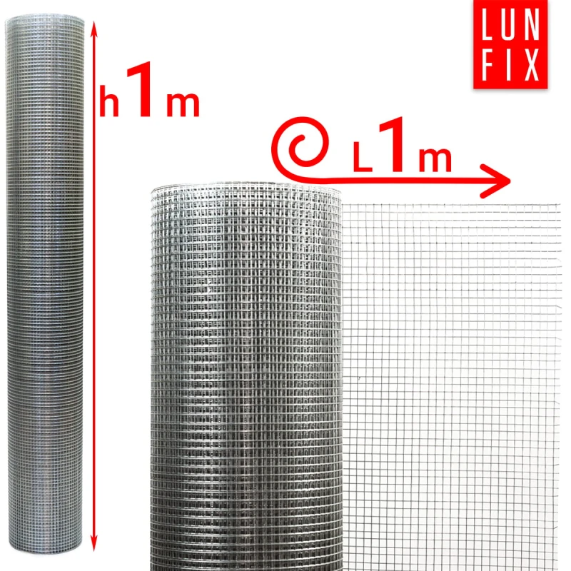 Svařované pletivo proti hlodavcům 100cm 6x6 fi 0,65mm pozinkované 1m