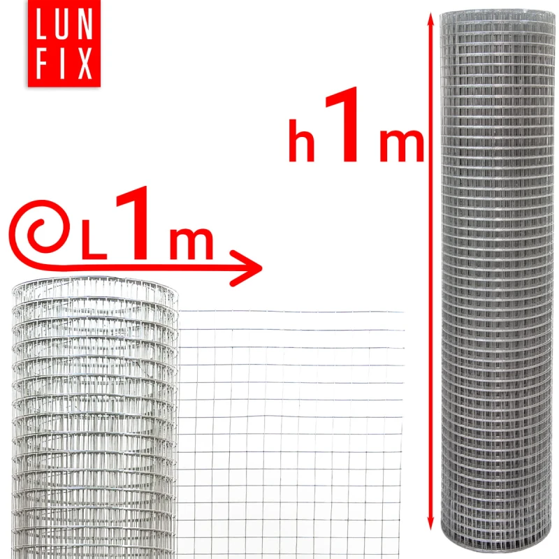 Svařované chovatelské pletivo oko 19x19 drát 0,8mm pozinkované h1m role 1m