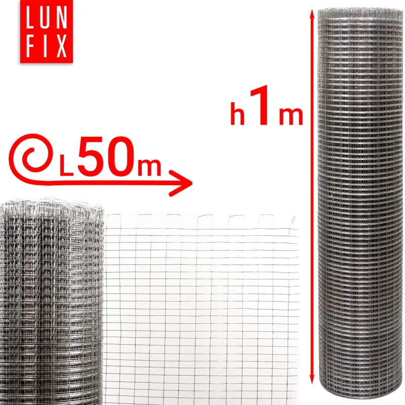 Svařované chovatelské pletivo oko 13x25 drát 0,65mm pozinkované h1m role 50m