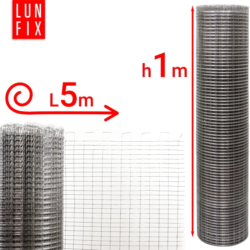 Svařované chovatelské pletivo oko 13x25 drát 0,65mm pozinkované h1m role 1m