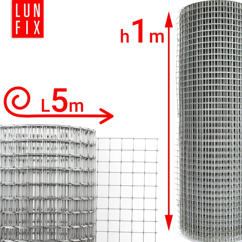 Svařované chovatelské pletivo oko 25x25 drát 2mm pozinkované h1m role 5m