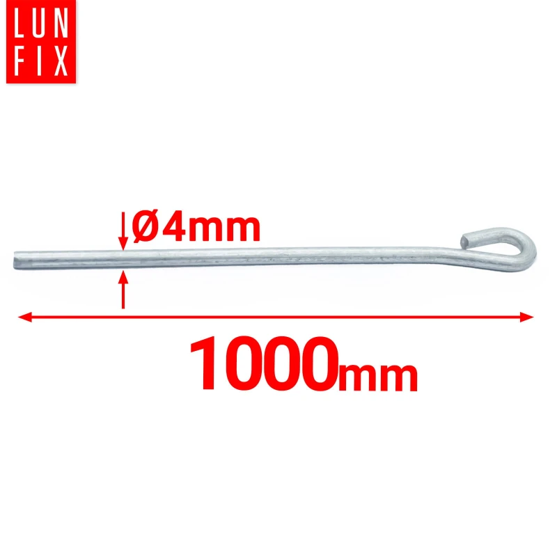 Drát s okem 100 cm sádrokarton 1ks.