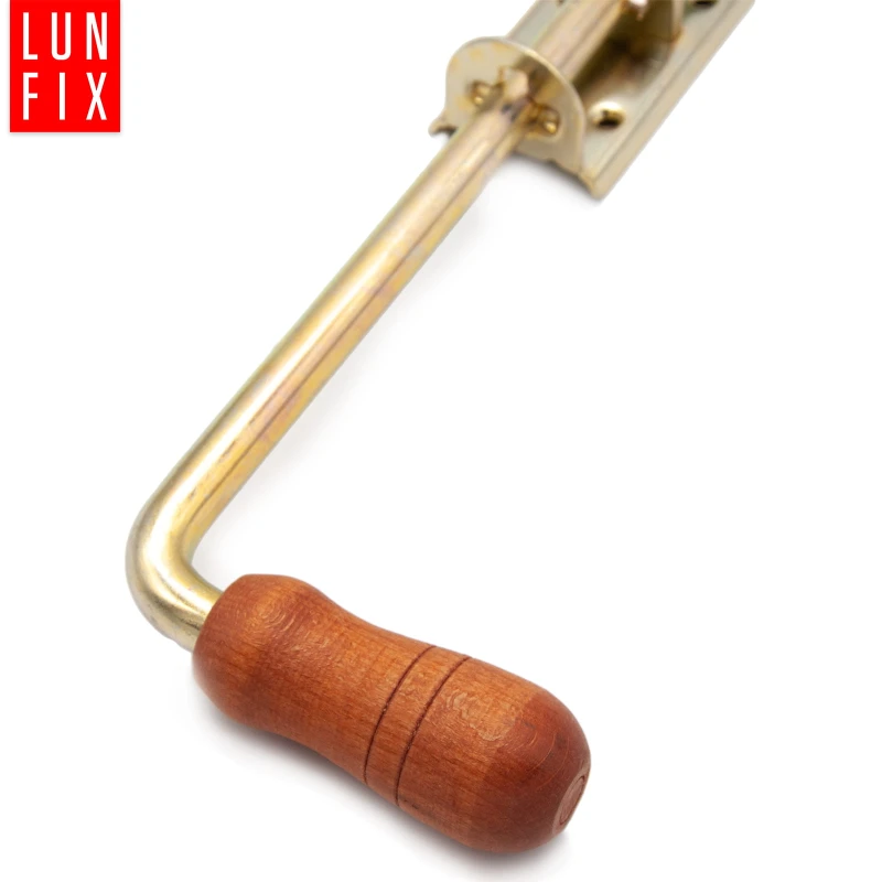 Zástrčka vratová 400x50mm s pružinou a dřevěnou koncovkou 1ks