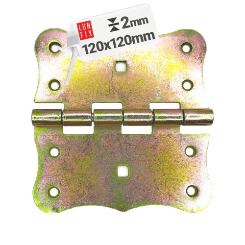 Závěs dekorativní 120x120x2,5 mm pozinkovaný 1ks.