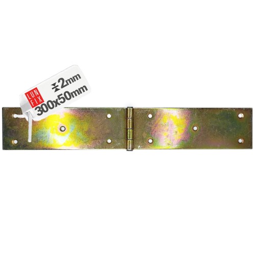 Závěs nábytkový, stavební 300x50x2 mm pozinkovaný 1 ks.